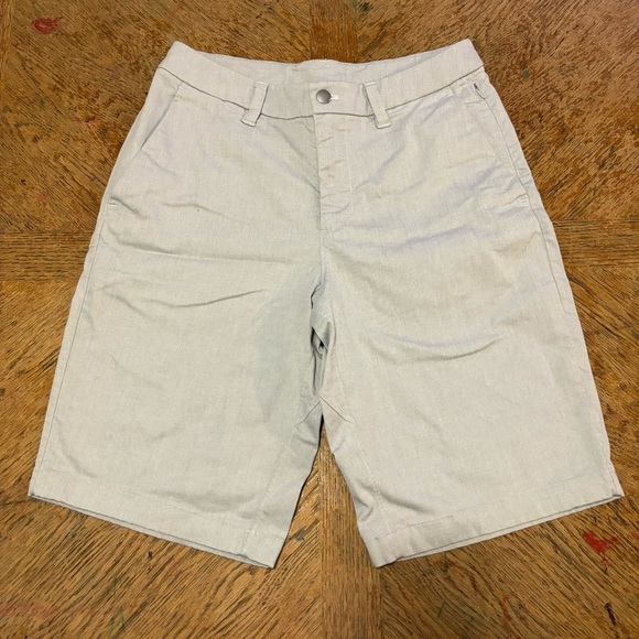 Lululemon Commission Short Relaxed Khaki Sz 30 Shorts 11" Warpstreme Men's - Picture 1 of 6
